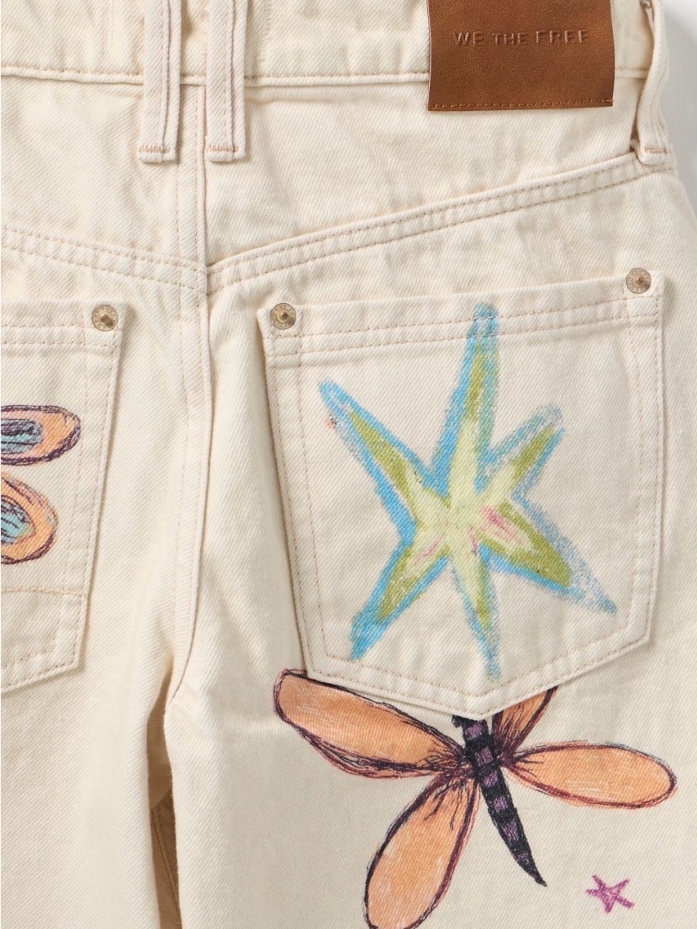 We The Free Tennessee Low Rise Illusions Jeans, Dragonfly New - Picture 7 of 11